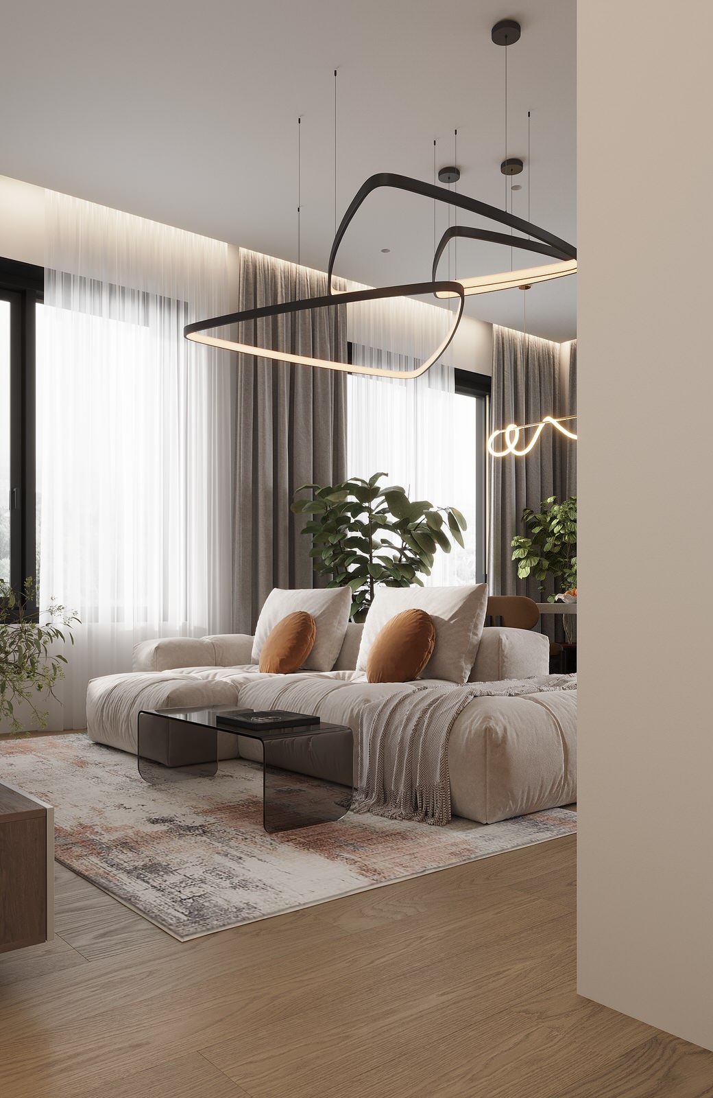 Трендовый интерьер в природных оттенках