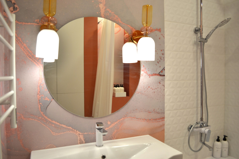 Пальмы в снегу ванна