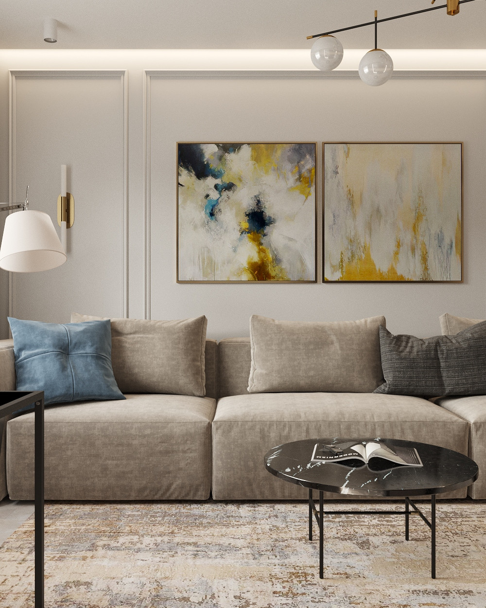 Лаконичная квартира для молодой семьи