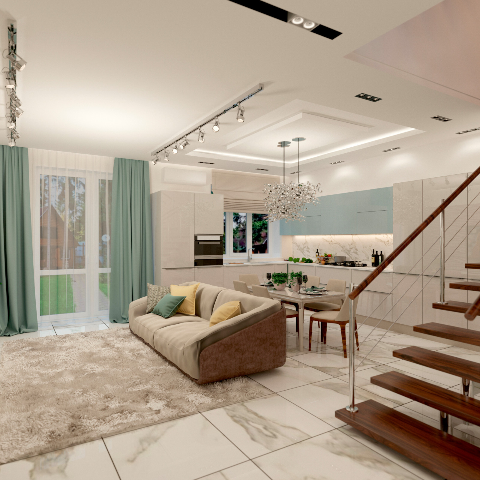 Таунхаус для большой и дружной семьи. Вторая "половина".