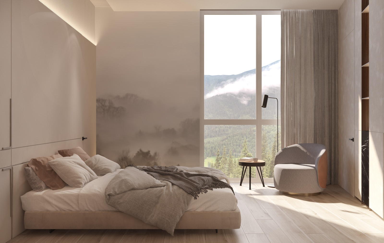 Дизайн интерьера апартаментов в Крму