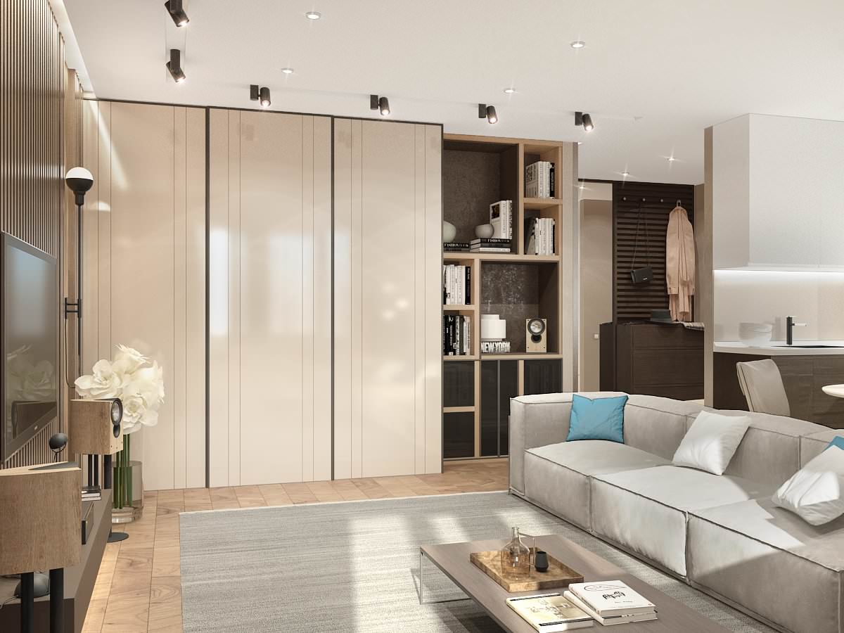 Двухкомнатная квартира в Москве