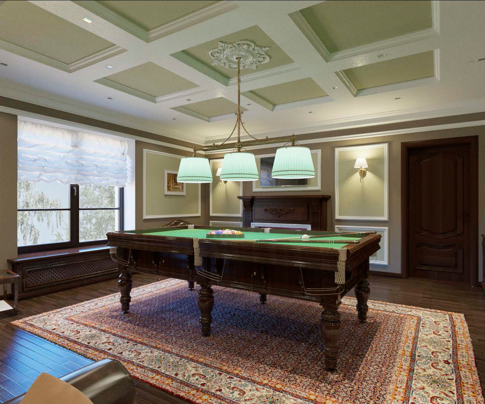 Обложка проекта: Бильярдная комната в классическом стиле