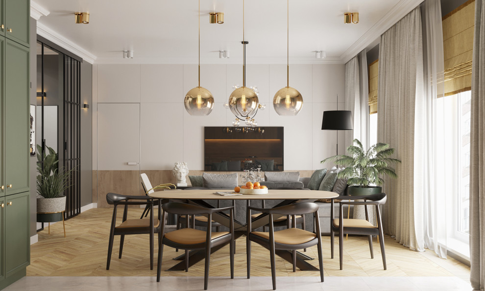 Небольшая квартира в Москве в мужском стиле