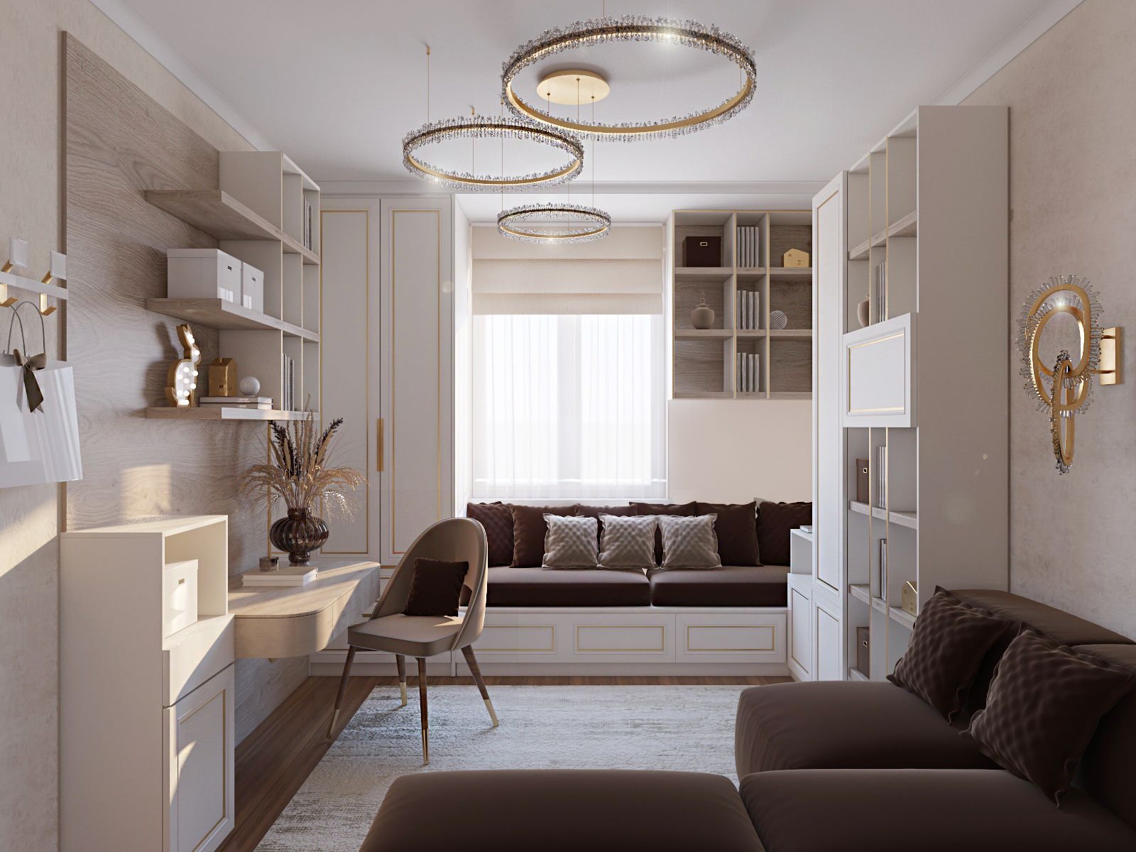 Обложка проекта: Жилые комнаты в современном стиле