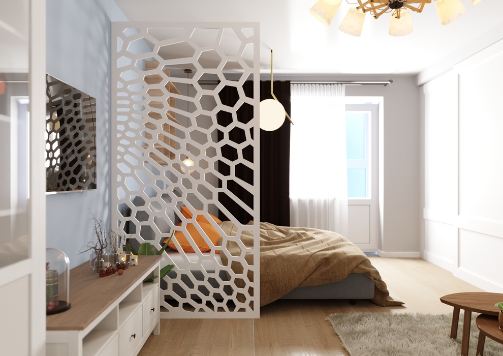 Уютная скандинавия с яркими акцентами