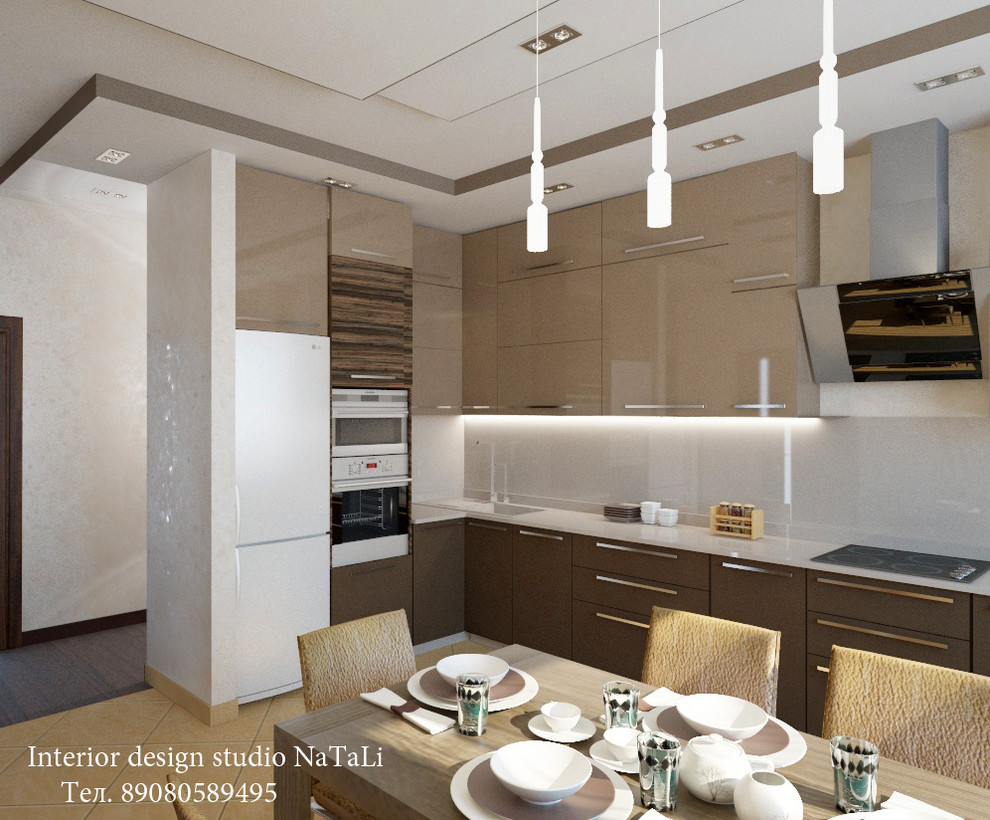 Дизайн интерьера кухни в современном стиле