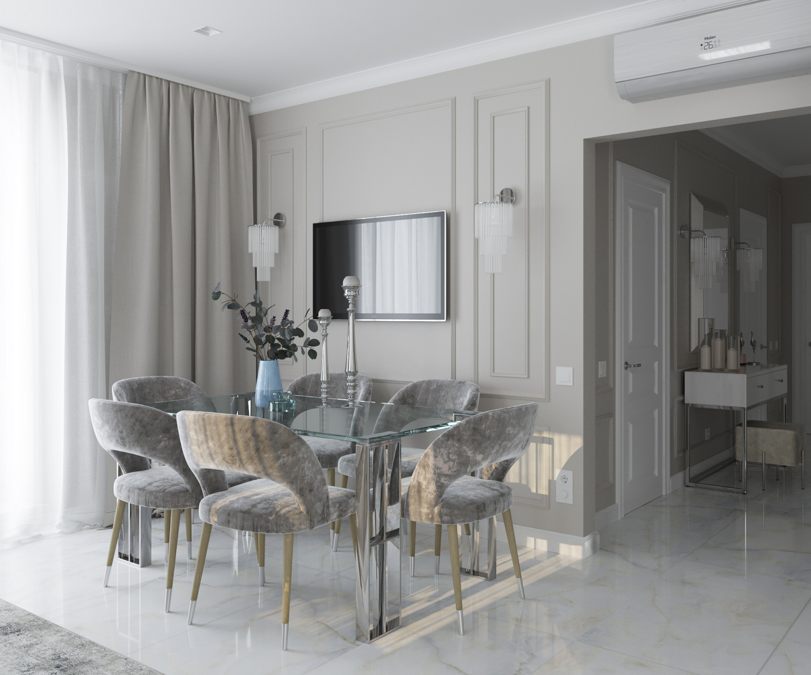 ЖК Заельцовский. Гостиная 21,1 м2