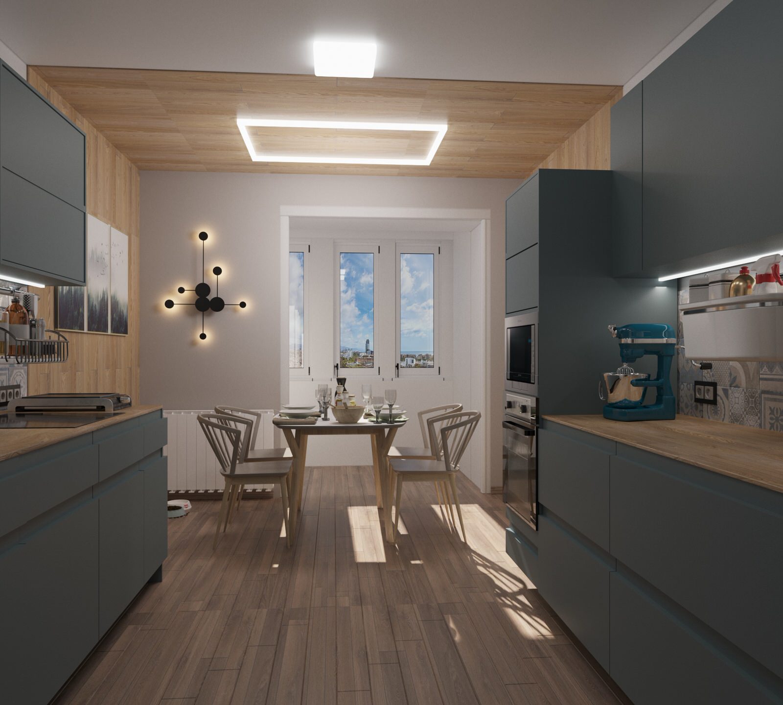 Квартира в современном стиле со скандинавским настроением