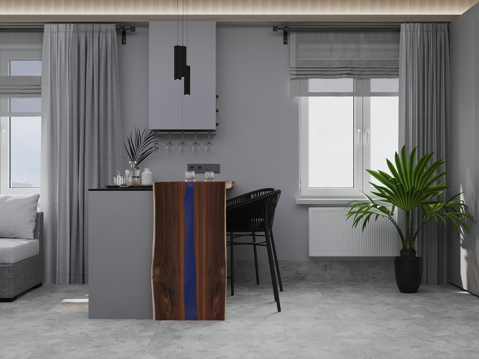 Комната отдыха в сауне