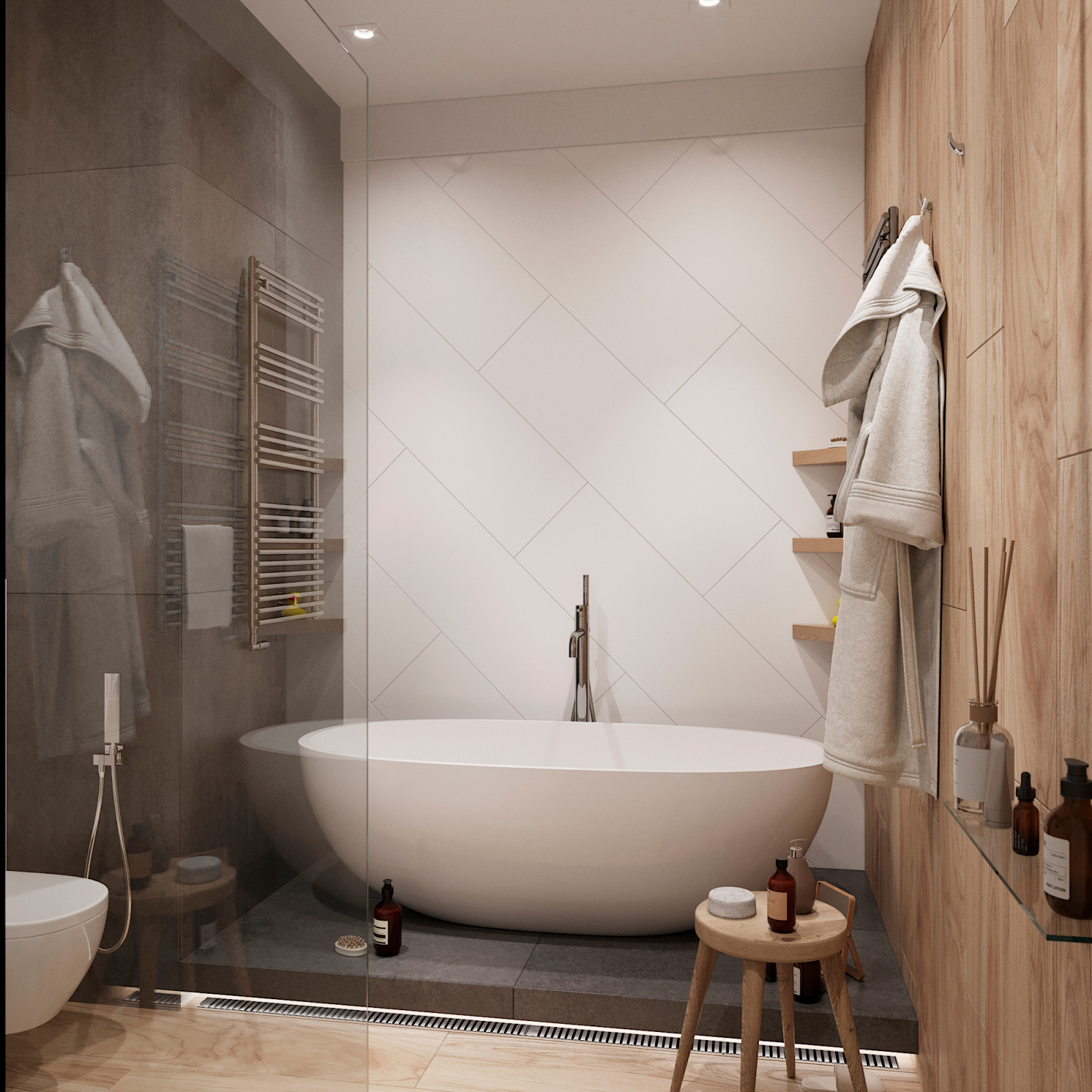 Дизайн-проект квартиры общей площадью - 86 м.кв. в г. Химки, ЖК "Маяк"