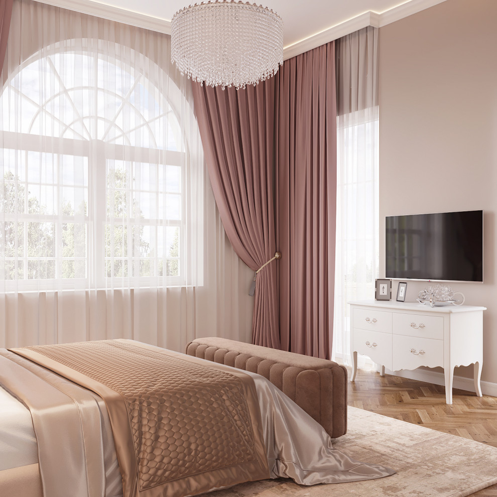 Обложка проекта: Мастер-спальня, 25 кв.м., частный дом