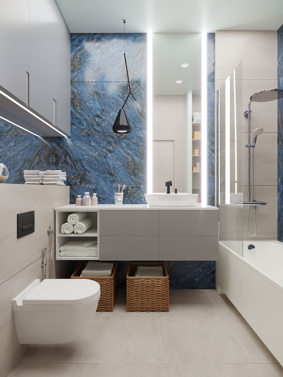 Визуализация интерьера квартиры в ЖК Символ г.Москва