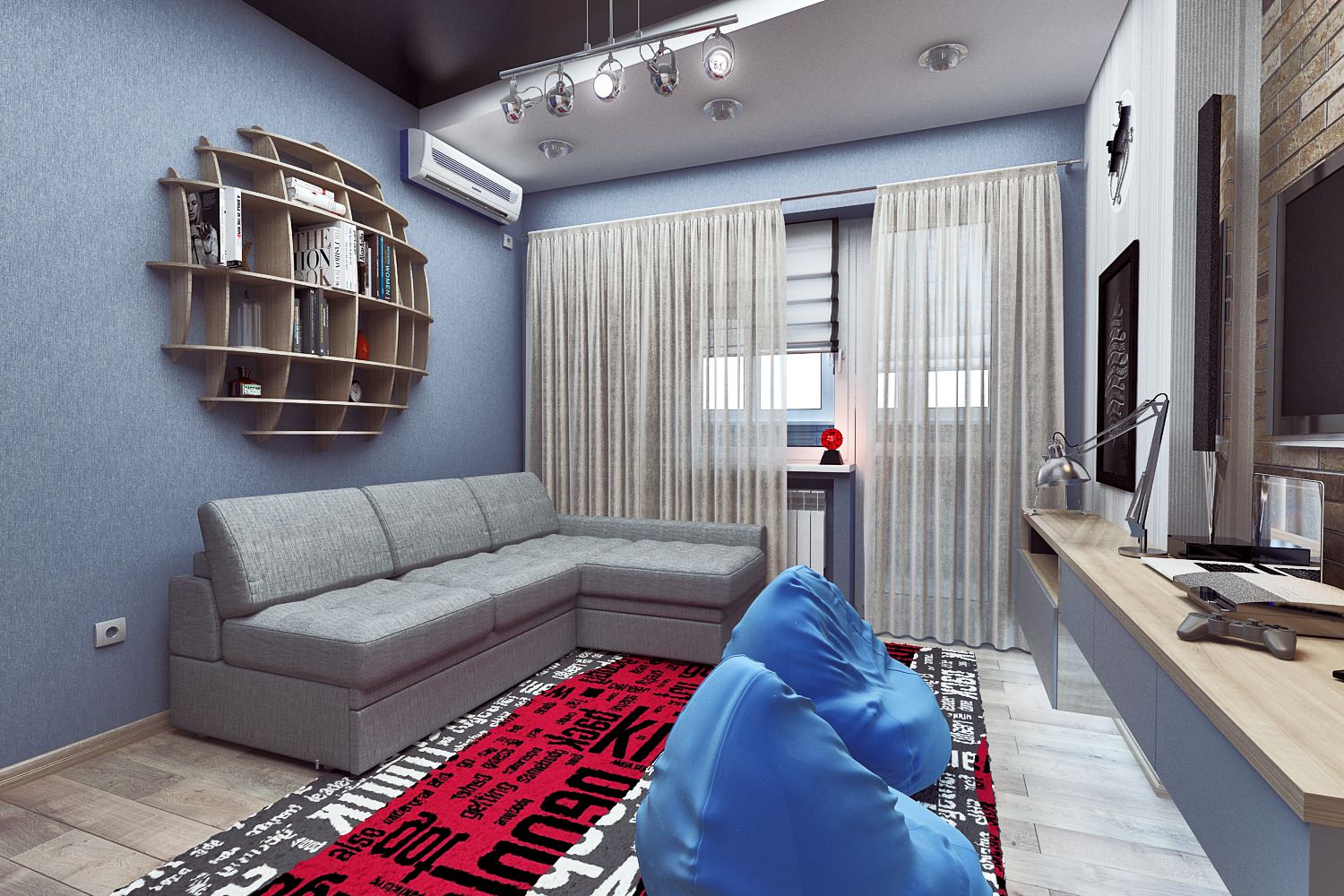 Дизайн интерьеров 3х комнатной квартиры.Классика.