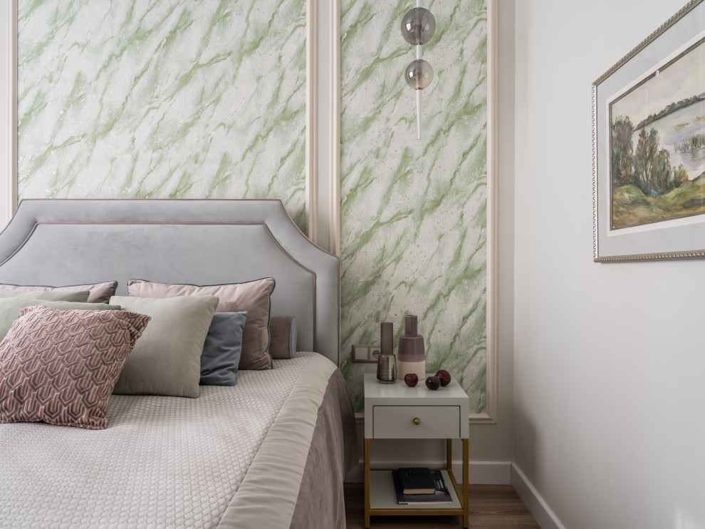 Детали спальни квартиры в ЖК "Испанские кварталы"