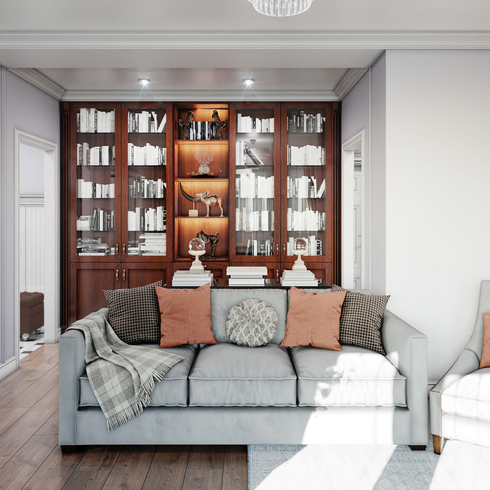 Проект квартиры в стиле современная классика