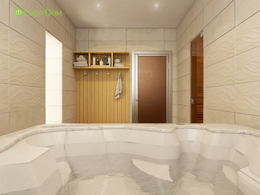 Дизайн интерьера коттеджа 490 кв. м в современном стиле