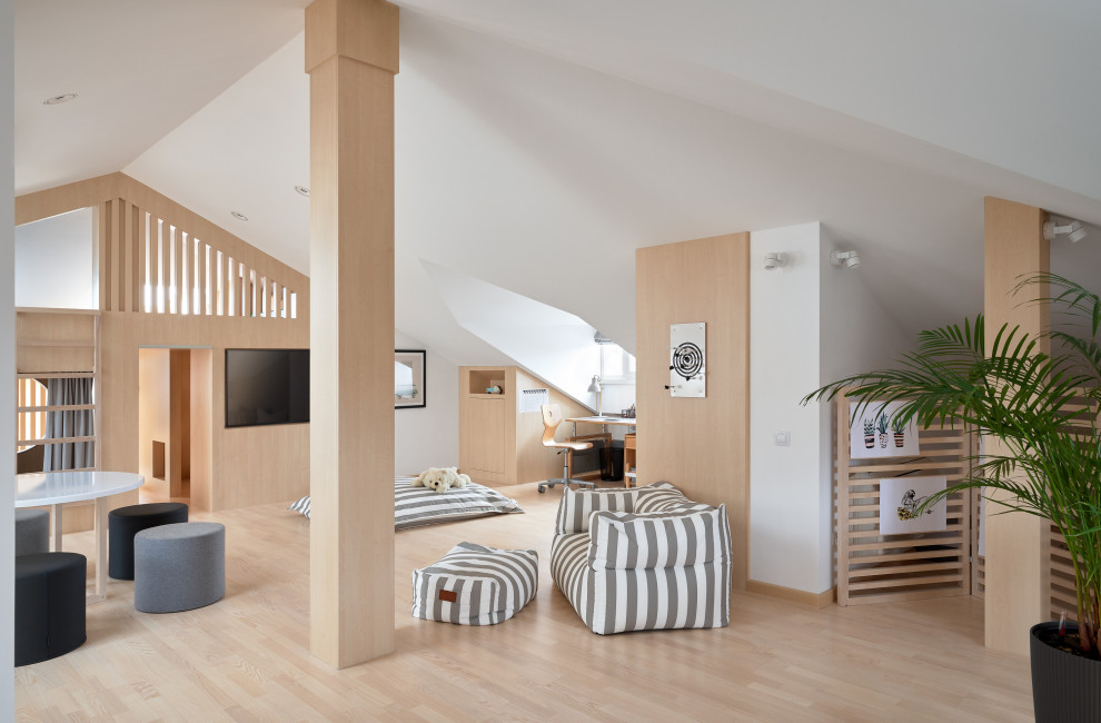 Мансарда для детей. Дизайнер Татьяна Виталина. Публикация AD