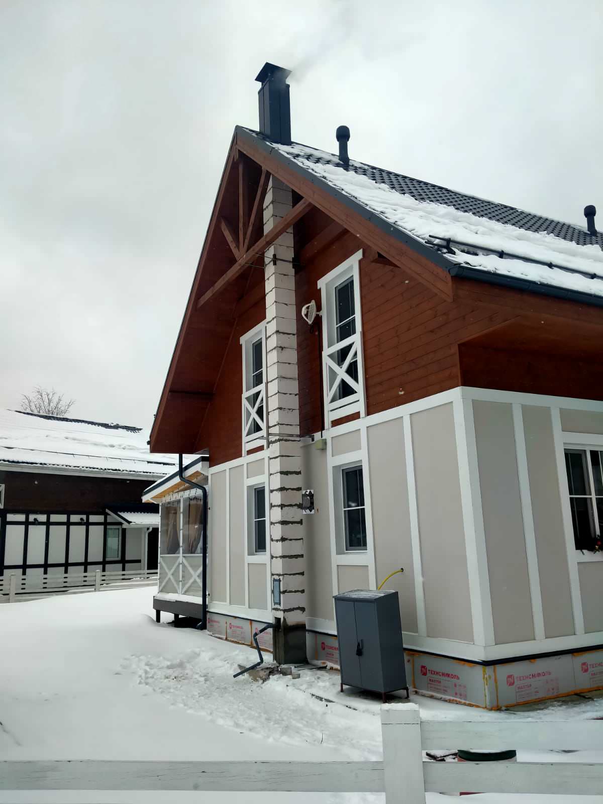 Монтаж керамических дымоходов