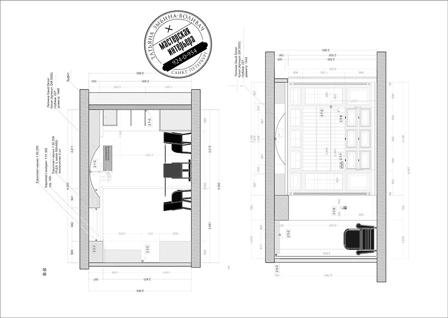 Дворянское Гнездо 2-уровневая кв в Пушкине
