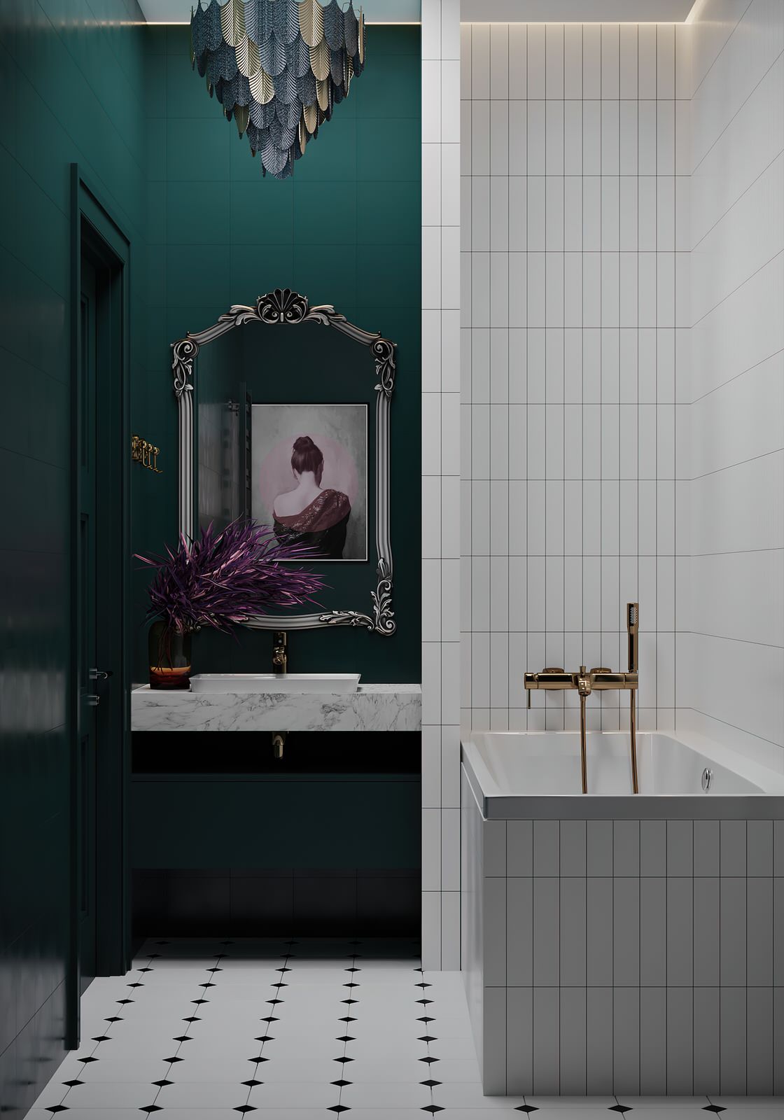 Обложка проекта: Квартира в ЖК Вестердам Москва, проект,созданный совместно несколькими дизайнера