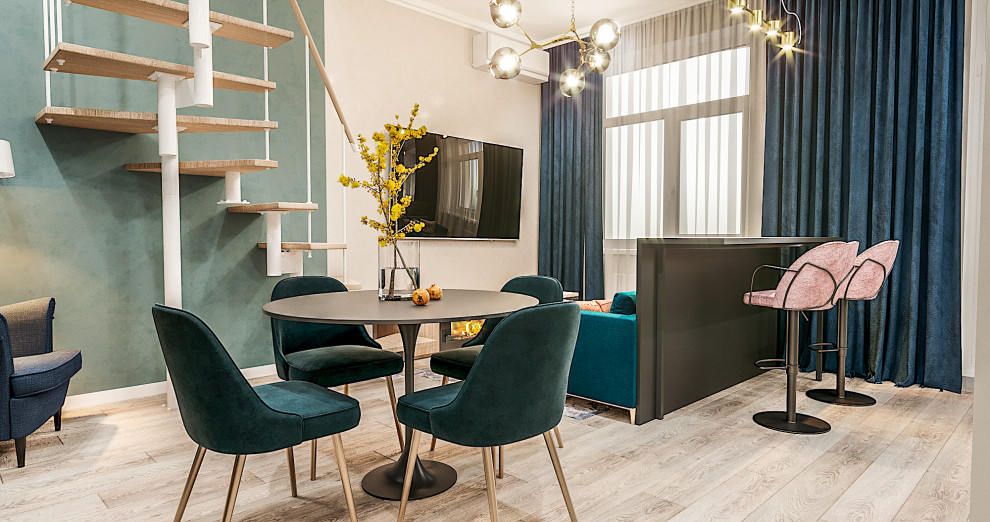 Двухуровневая квартира. Жк Парк Горького