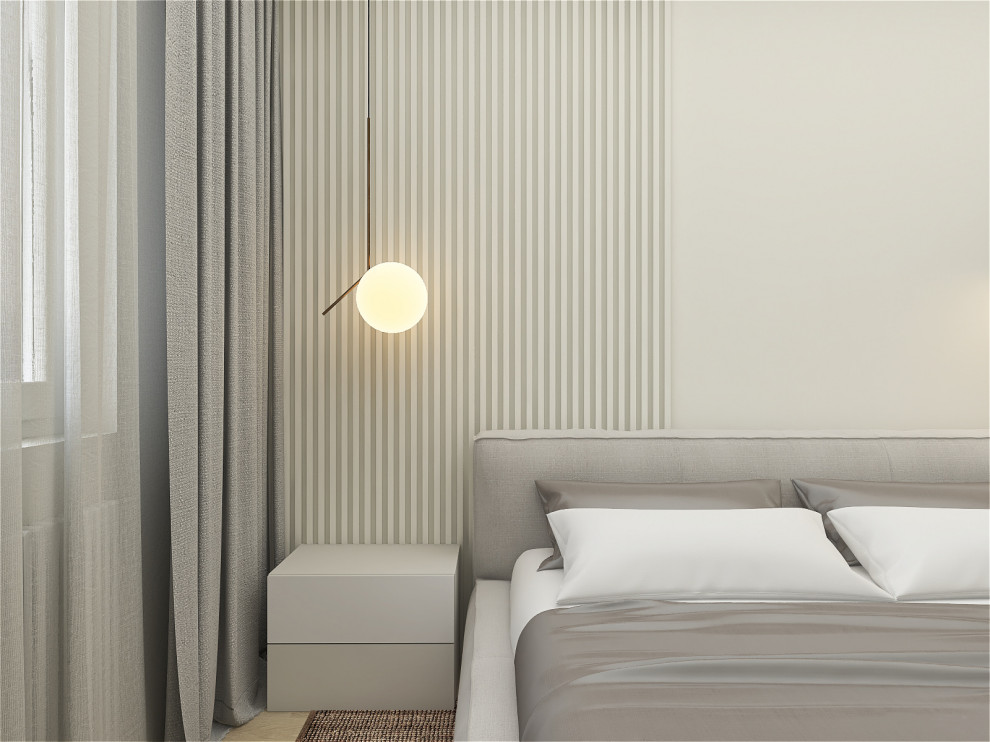 Минималистичная квартира 91м2 в Москве для семьи с двумя детьми