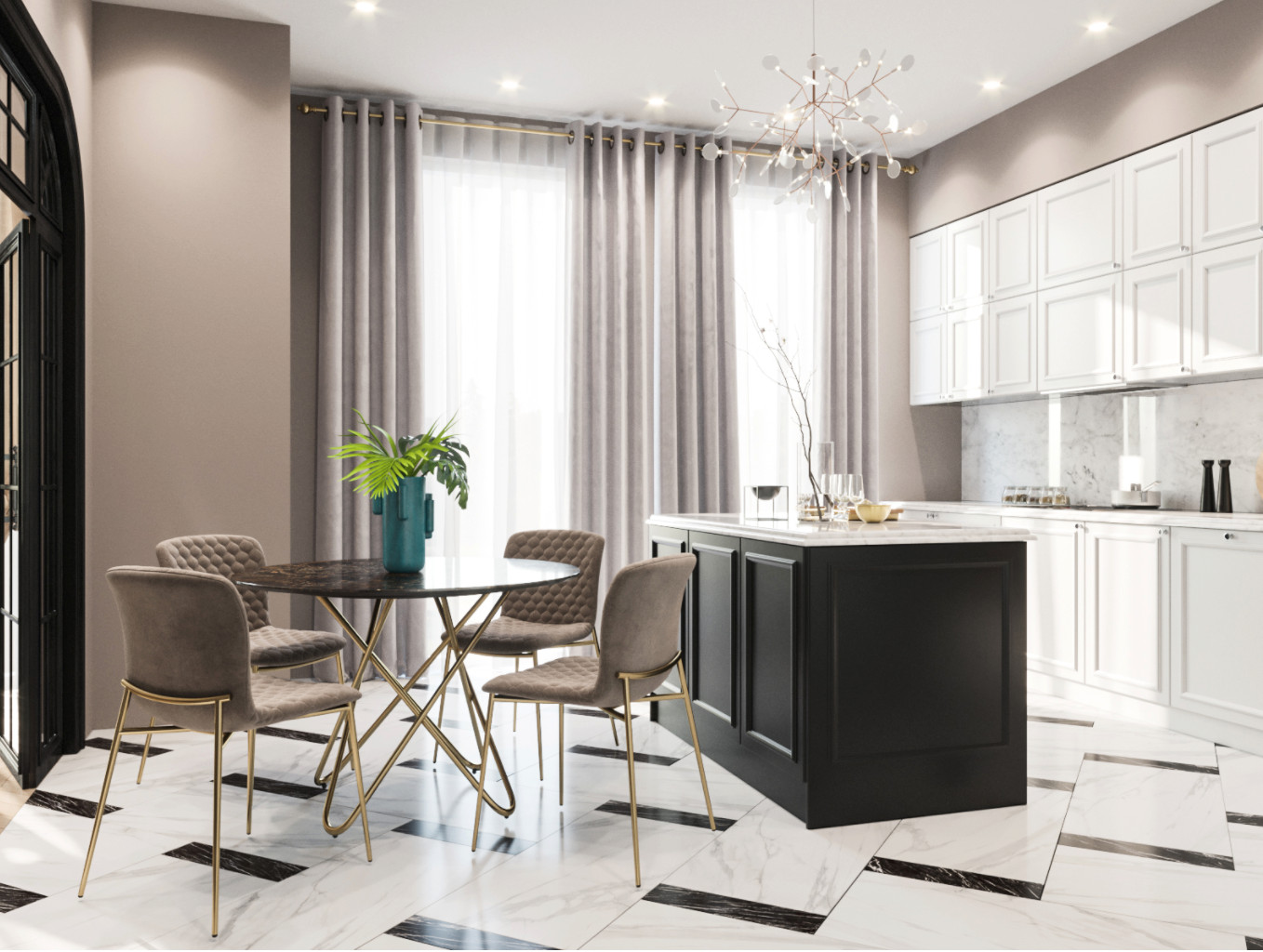 4-х комнатная квартира в Алматы