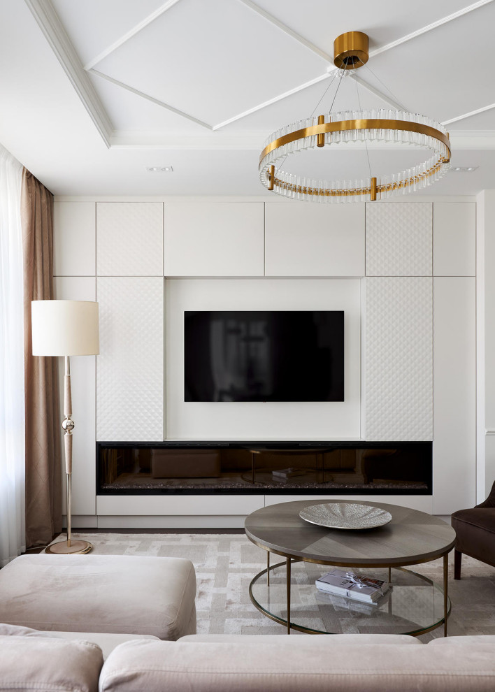 Объединение двух квартир 200 м2 в стиле неоклассика- ЖК Легенда Дальневосточного