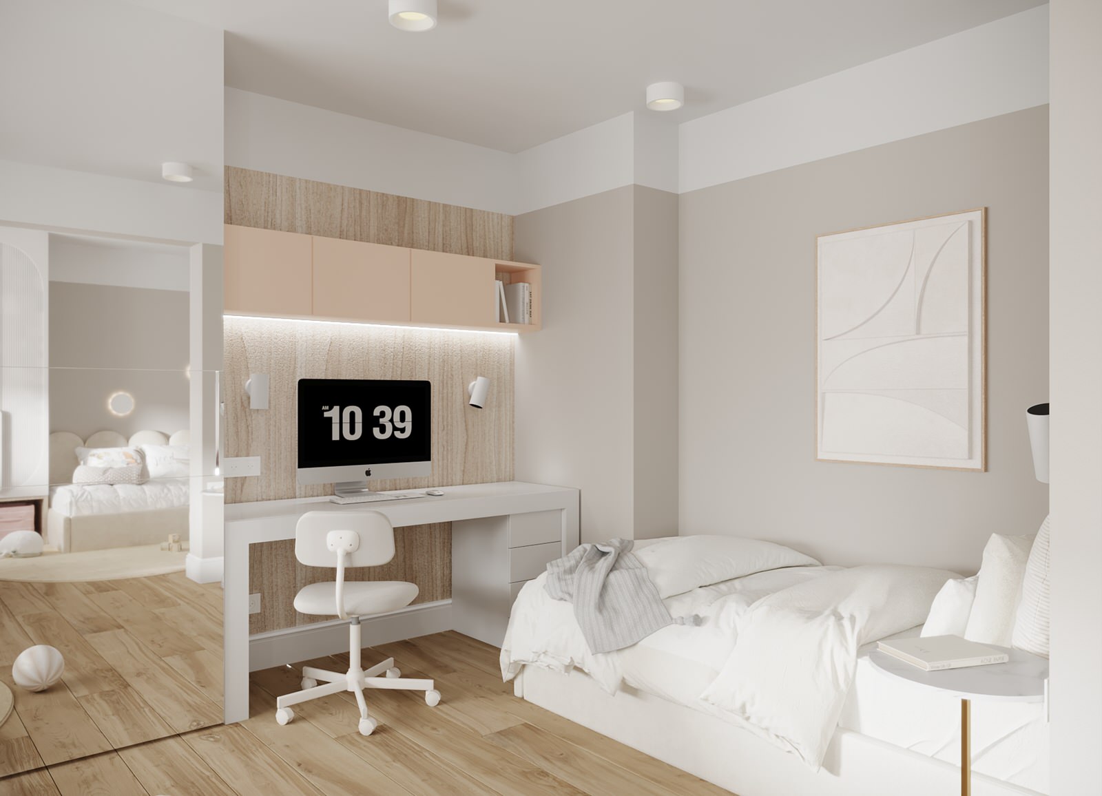 Детская комната для двух девочек на Камчатке {22кв.м.}