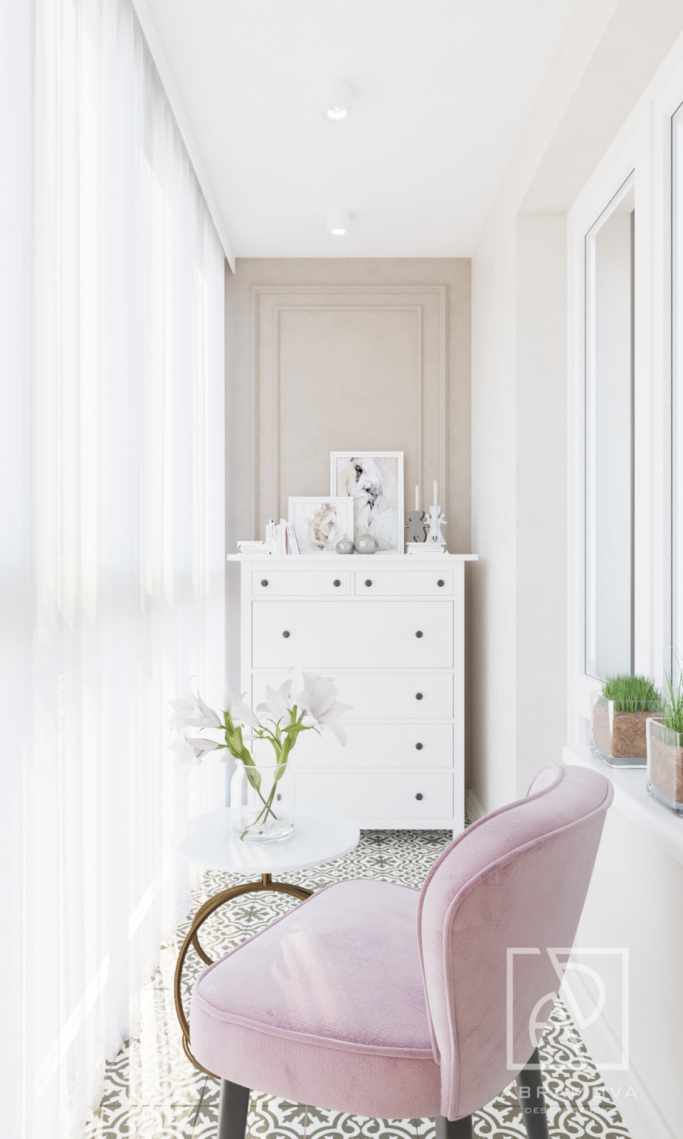 Дизайн-проект 3-х комнатной квартиры ЖК Новые Ватутинки