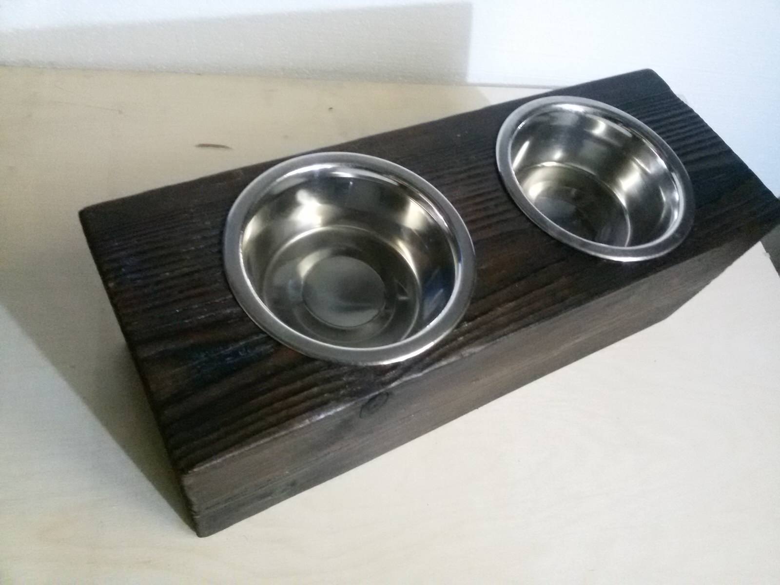 подставка лофт под миски для собак