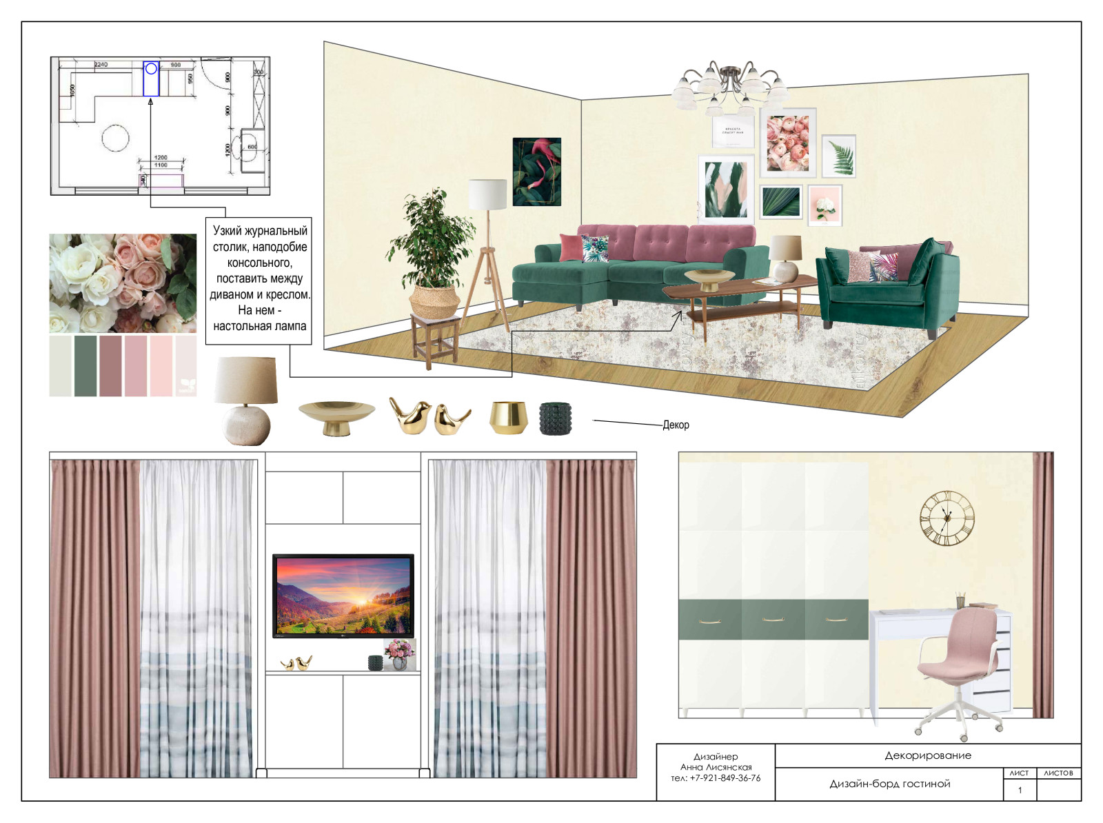 Обложка проекта: Подбор обстановки в готовом ремонте. Санкт-Петербург