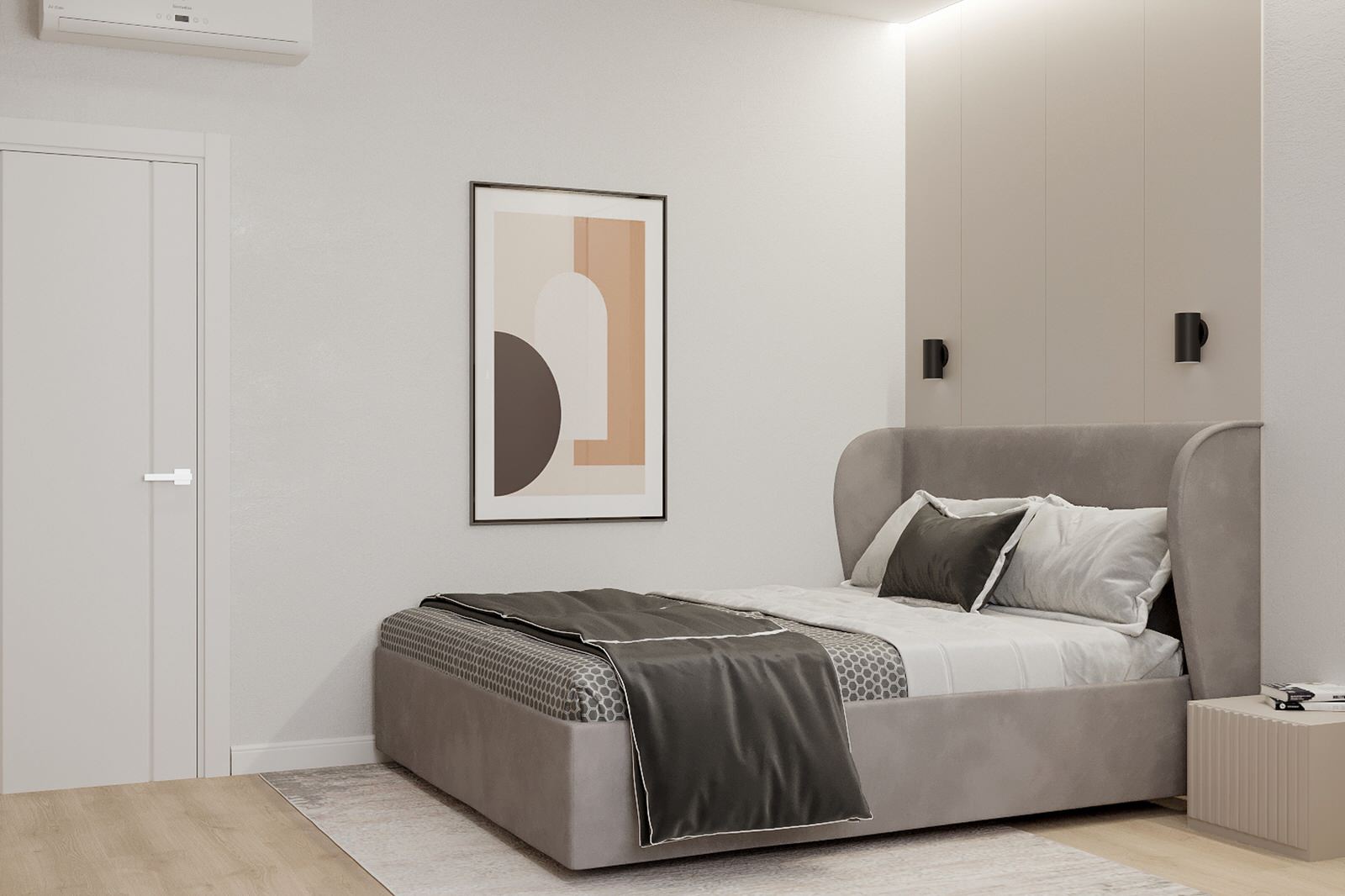 Minimalist apartment 120 m2