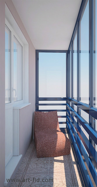 Балкон с видом на парк в ЖК Живой ручей, в Санкт-Петербурге