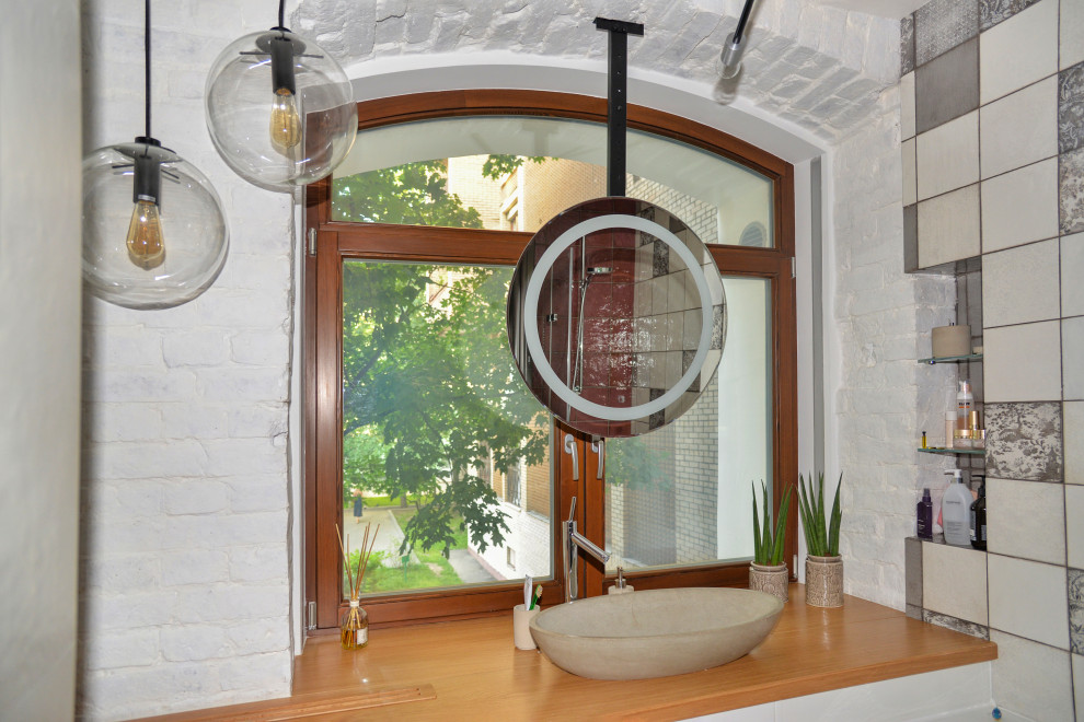 Окно со смарт-стеклом в ванную стекла с регулируемой прозрачностью. SMART GLASS.