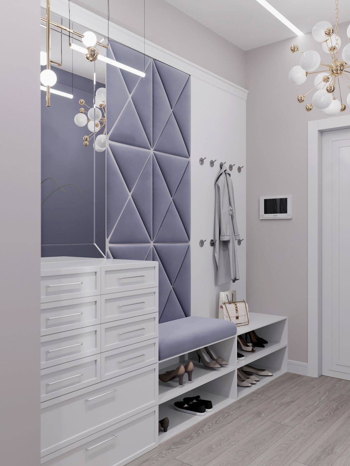 Квартира для большой семьи в леденцовых оттенках