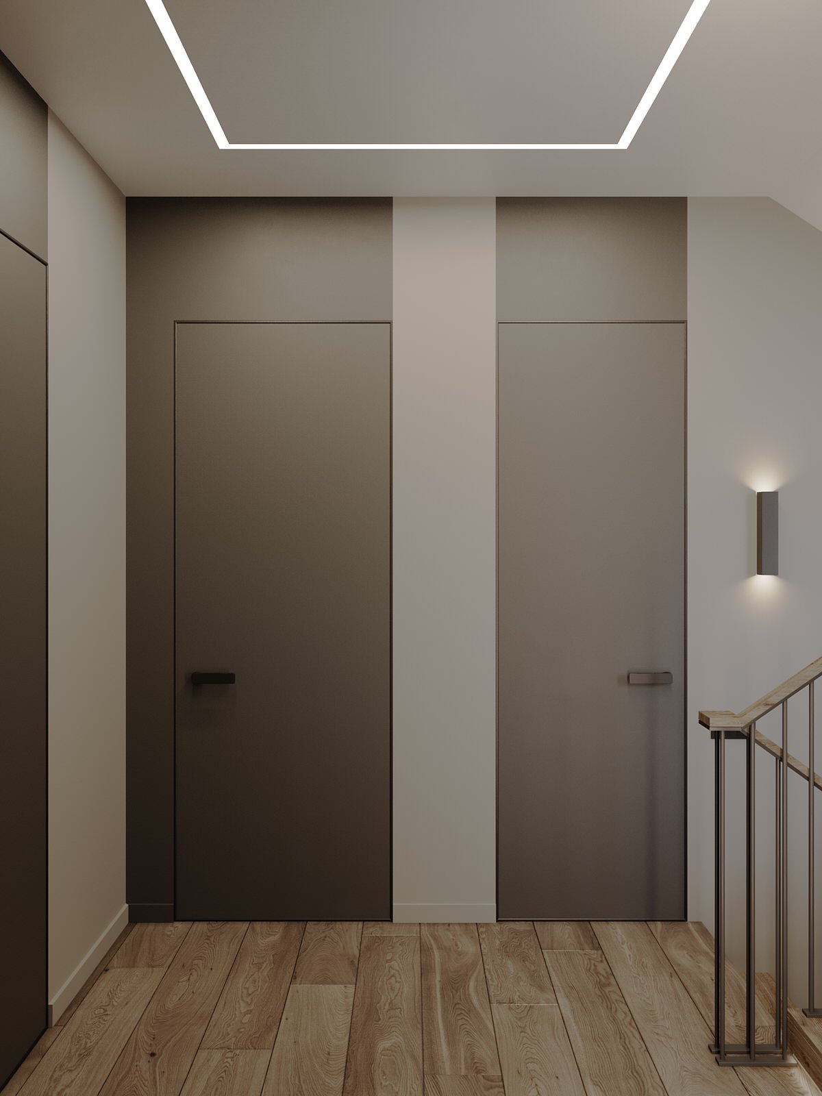 Лестничный холл, второй этаж