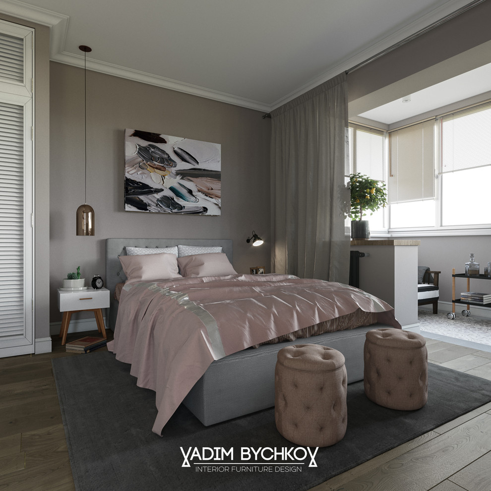 Дизайн-проект двухкомнатной квартиры в ЖК Sun House