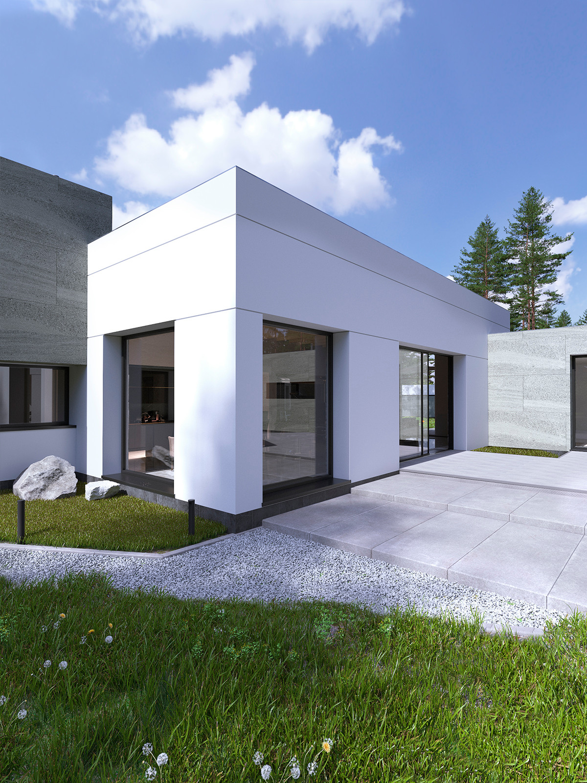 Частный дом в стиле "Хай-тек"