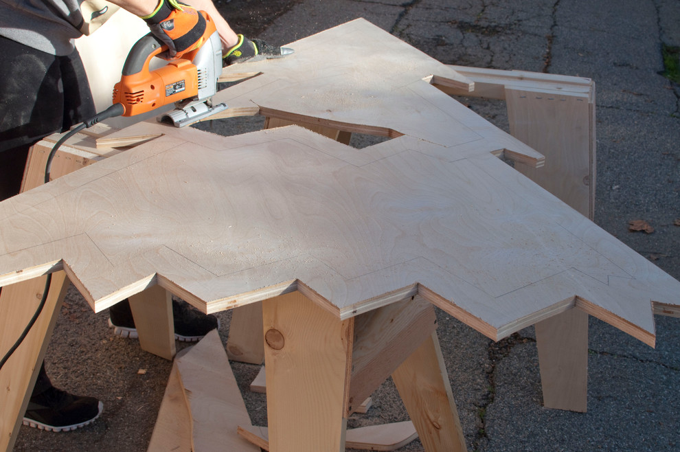 DIY: Как сделать елку из фанеры своими руками