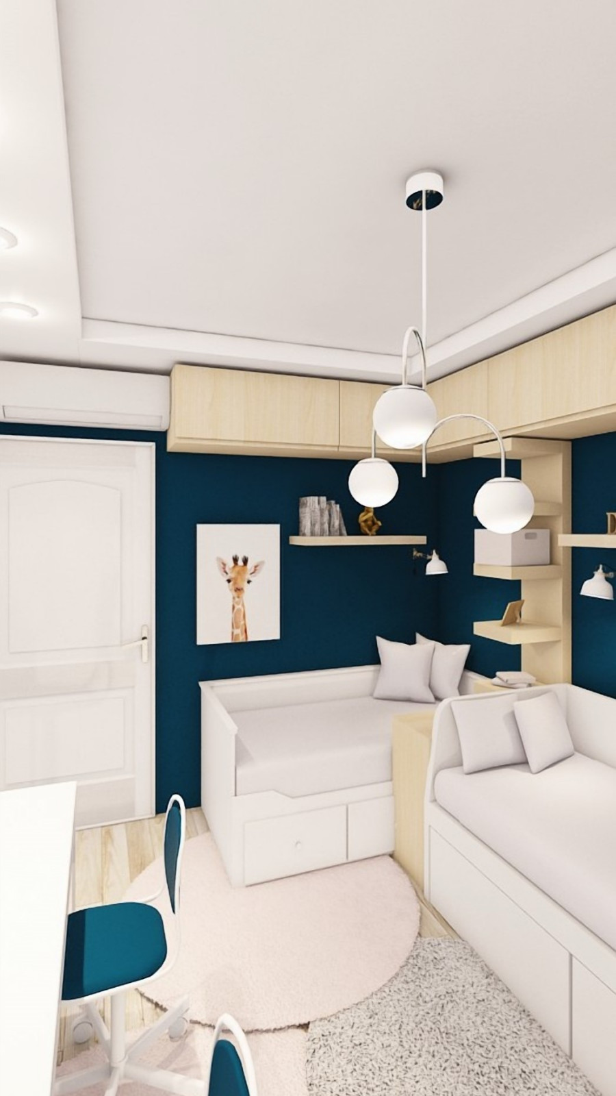 Il progetto di appartamento per una giovane famiglia