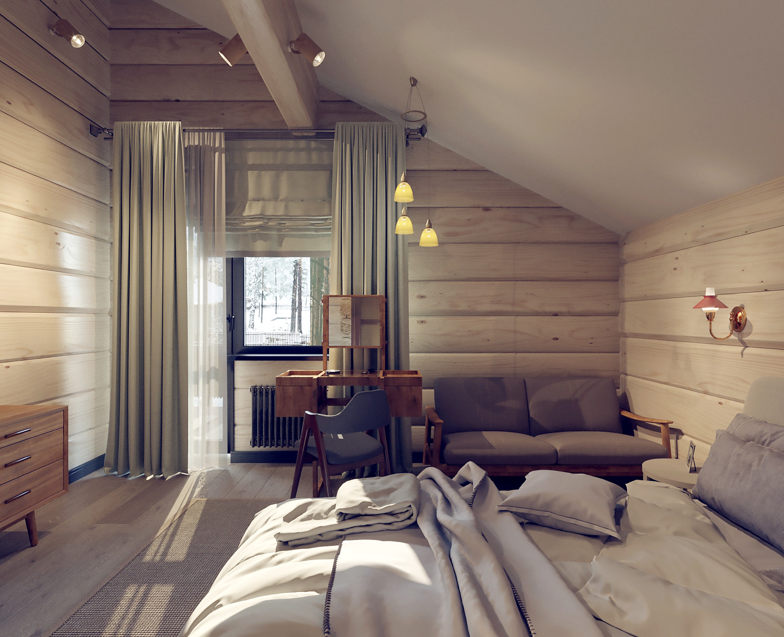 Дом на Урале визуализации