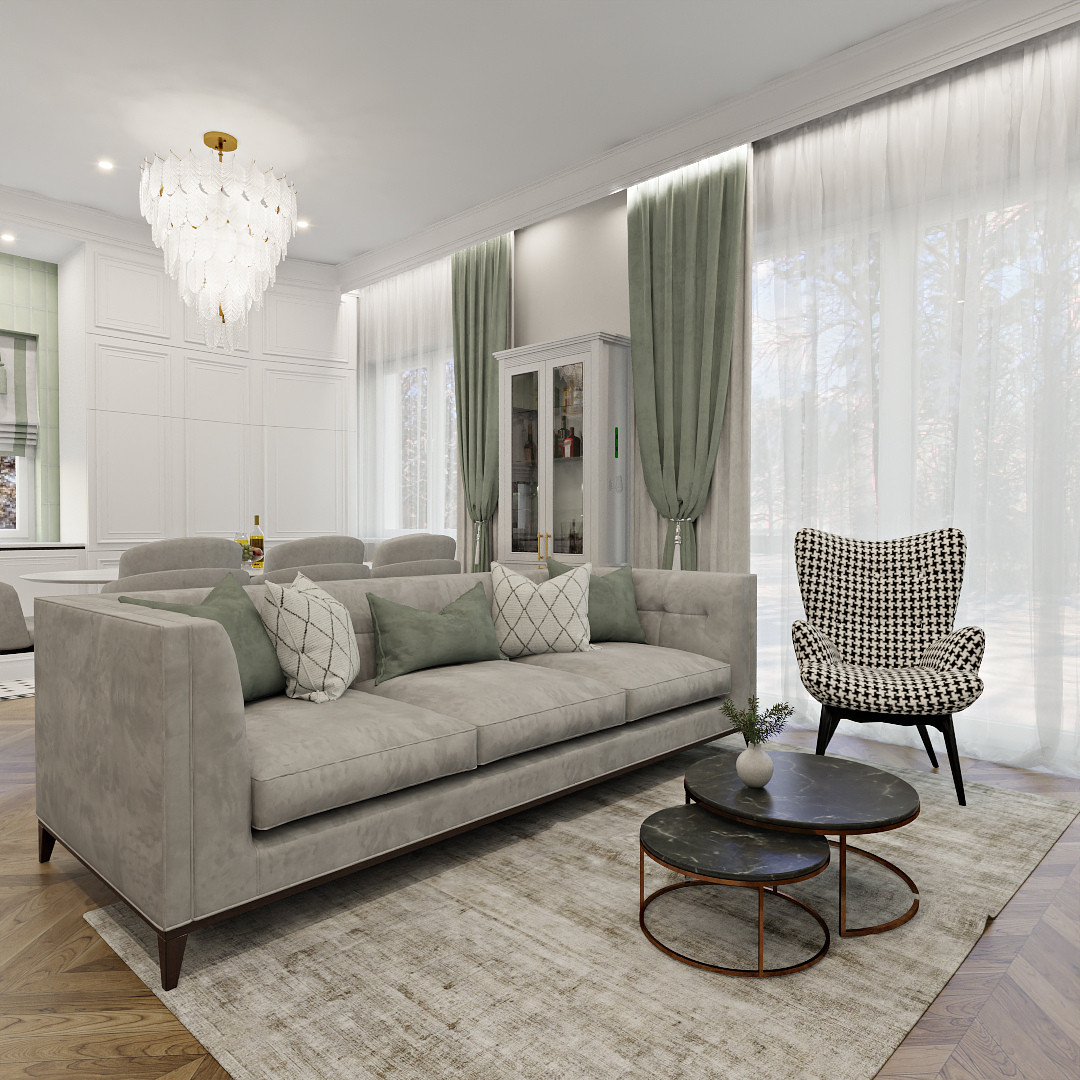 Дом по мотивам неоклассики