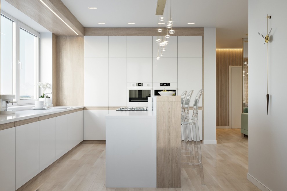 Дизайн-проект трехкомнатной квартиры "Мятное настроение"