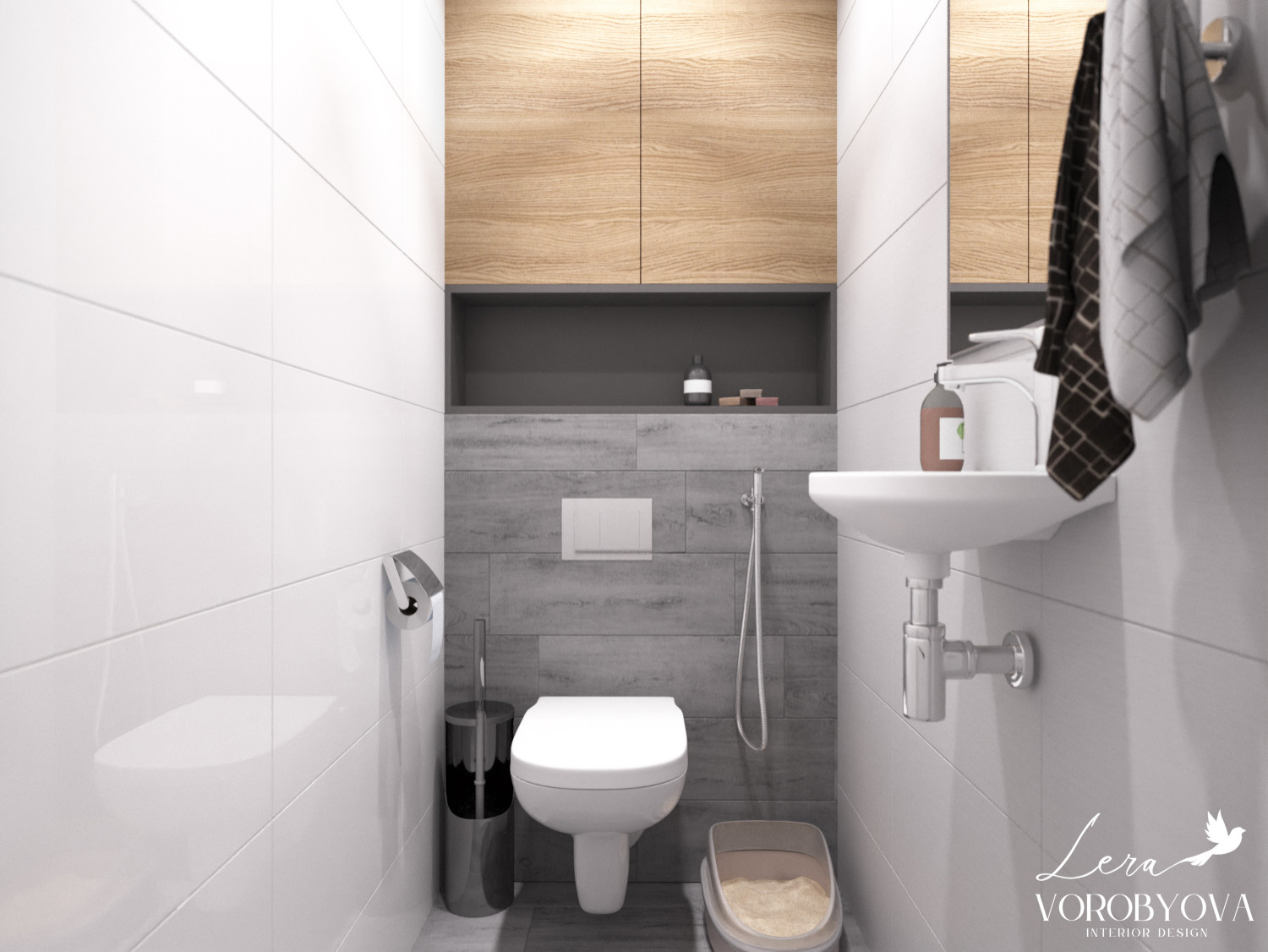 Обложка проекта: Двухкомнатная квартира в серых тонах