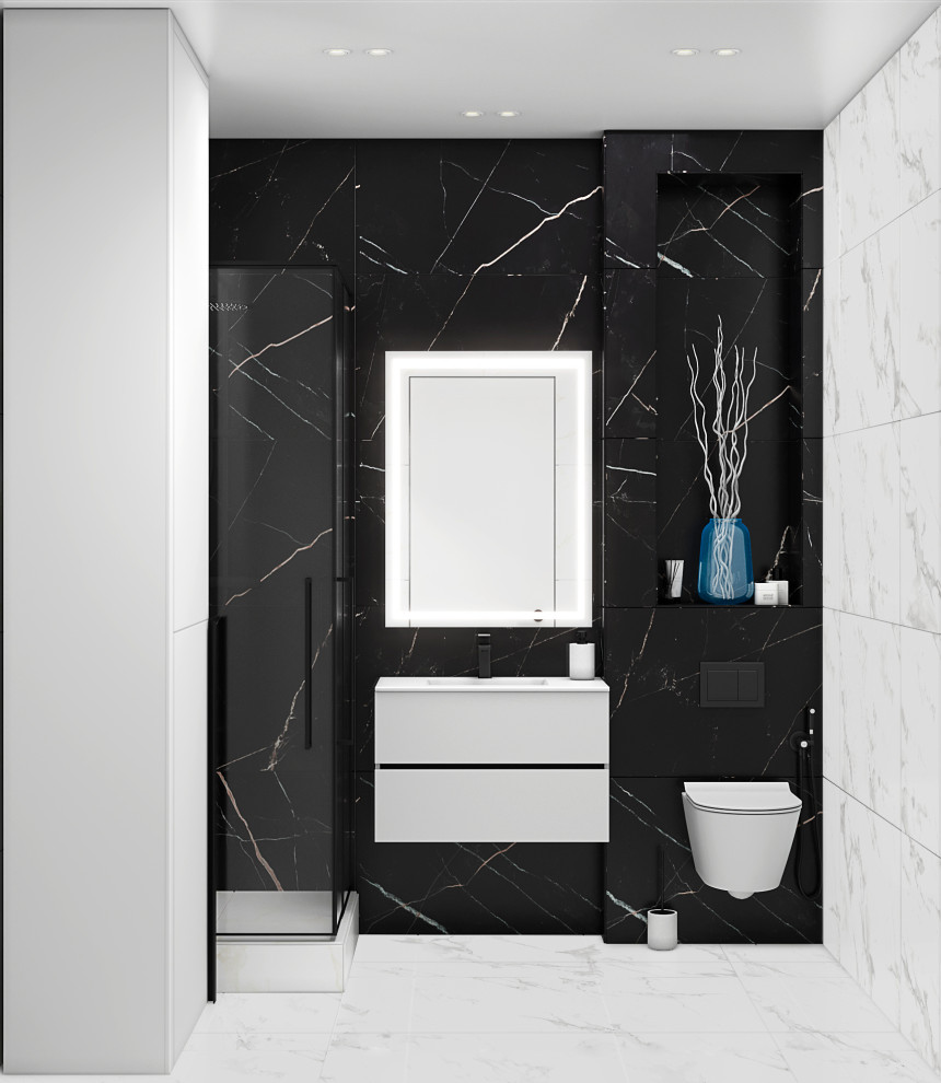 Проект для молодой девушки Москва " Оттенки синего"