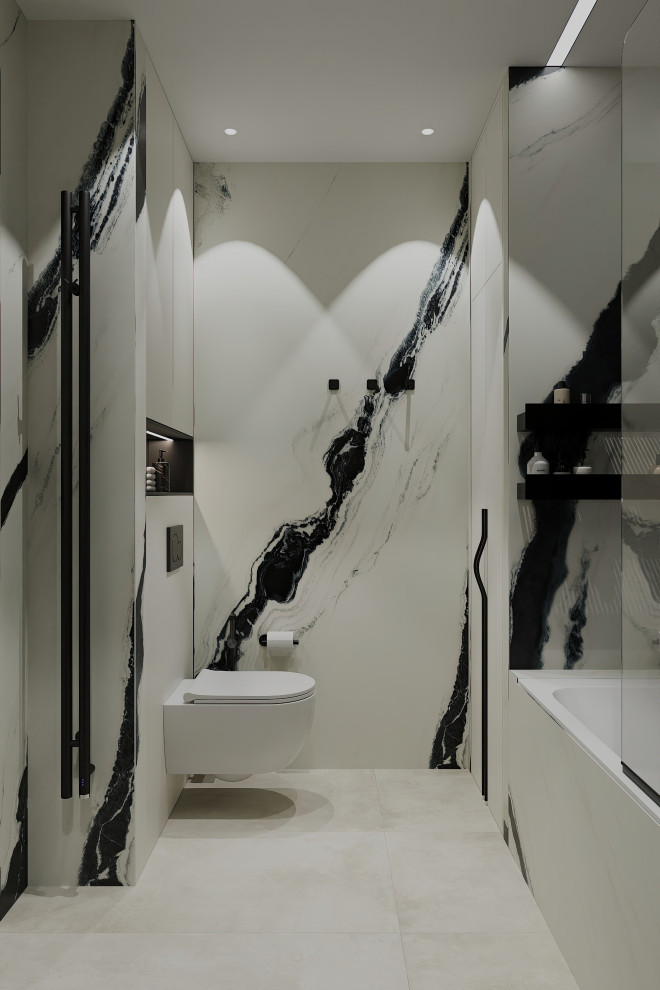 Дизайн и ремонт квартиры в ЖК Шуваловский Prima - Чёрно-белая магия