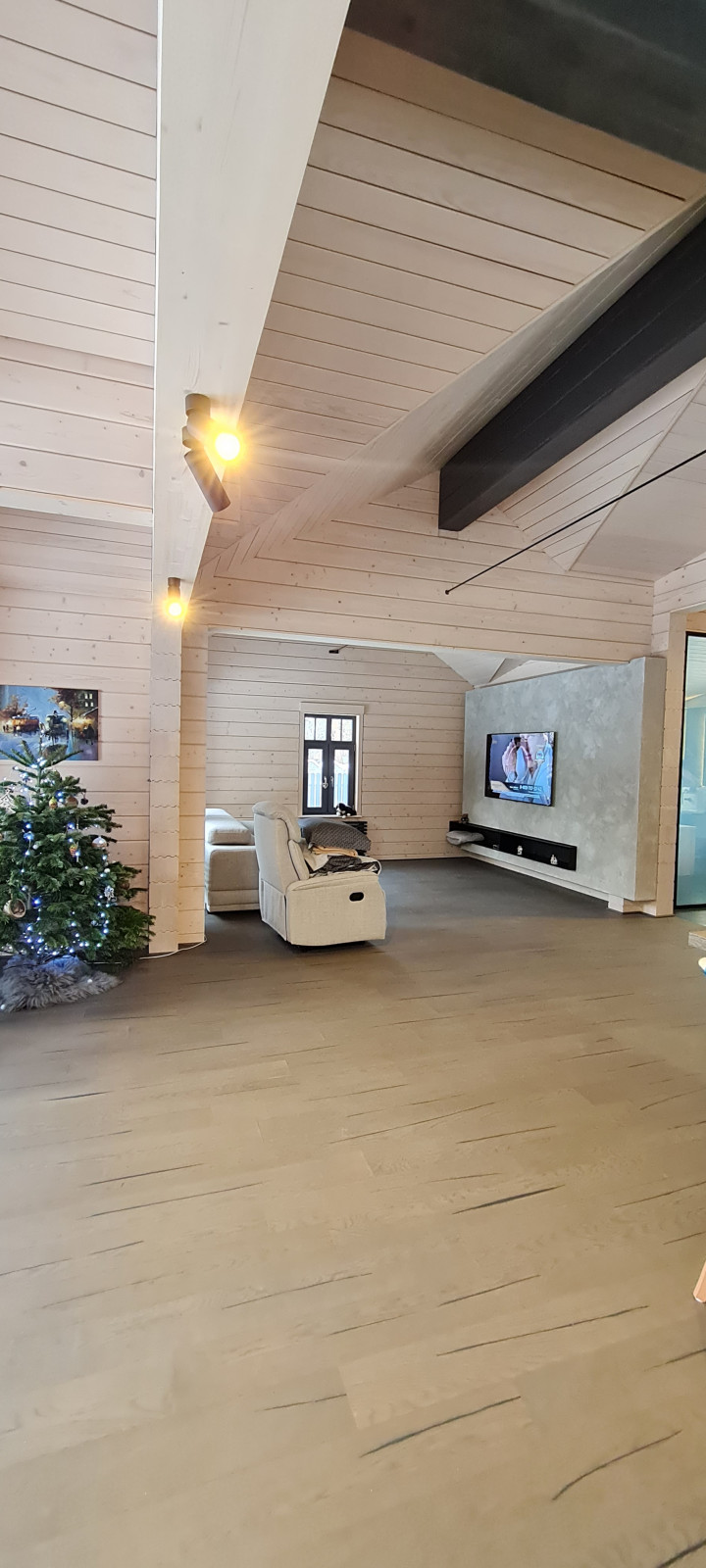 Одноэтажный дом из клееного бруса