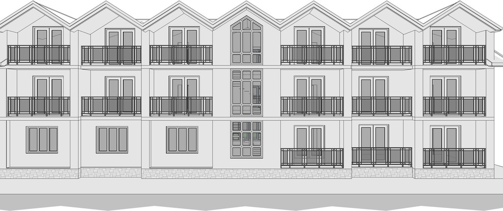 Гостевой дом 002. Фасад 03